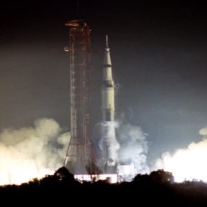 Picture of the Apollo 17 launch